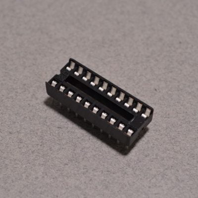 Turned Pin DIL IC Socket 7.62mm 28 Pin Pack of 2 