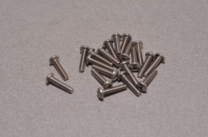 20 pack 4/40 x 1/2" Phillips screws