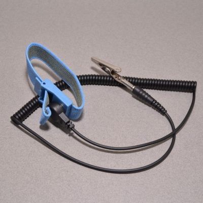 ESD bracelet with cable