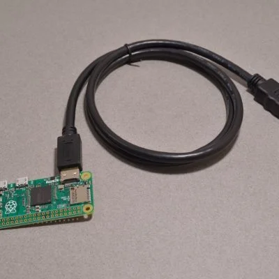Mini HDMI to HDMI cable for the Raspberry Pi Zero